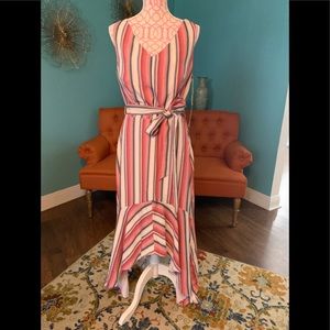 Leith stripe maxi dress